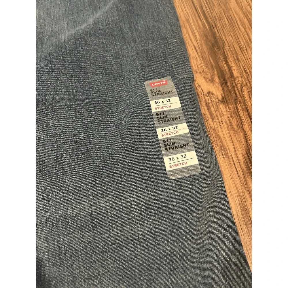 Levi's 511 Slim Fit Jeans W\Stretch Blue Men's Sizes NWT MSRP$69.50